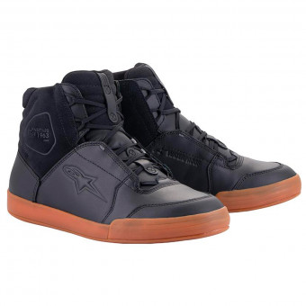 Deportivas Moto Alpinestars Cromo Impermeable Negro Negro Goma