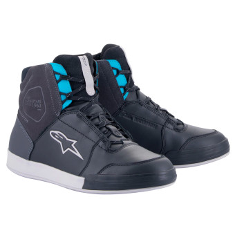 Deportivas Moto Alpinestars Cromo Mujer Drystar Negro Asfalto Turquesa Deportivas Moto Alpinestars Cromo Mujer Drystar Negro Asfalto Turquesa