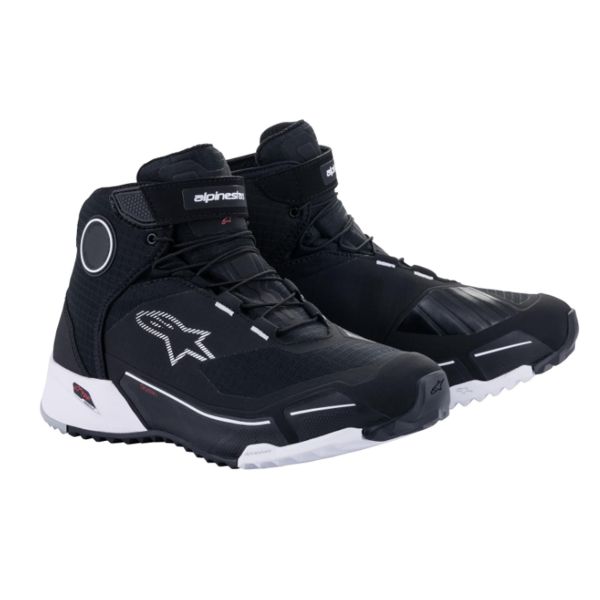 Deportivas Moto Alpinestars CR-X Drystar Negro Blanco