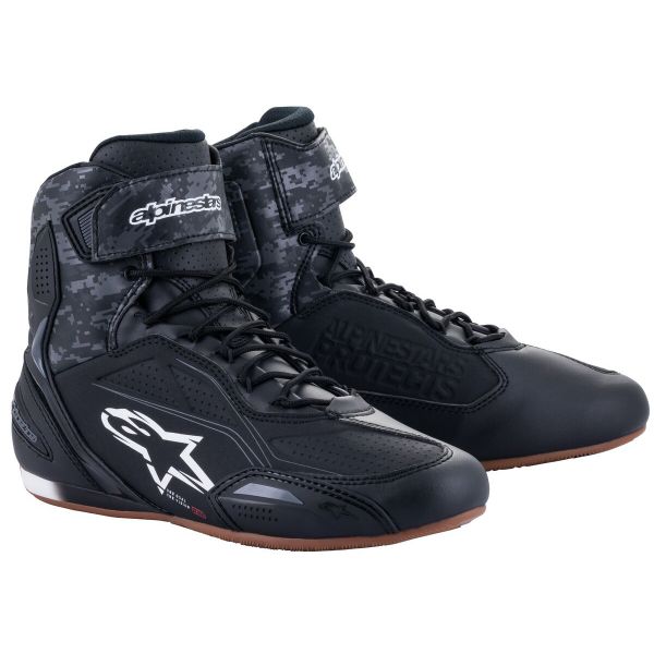 Deportivas Moto Alpinestars Faster 3 Black Dark Grey Gum