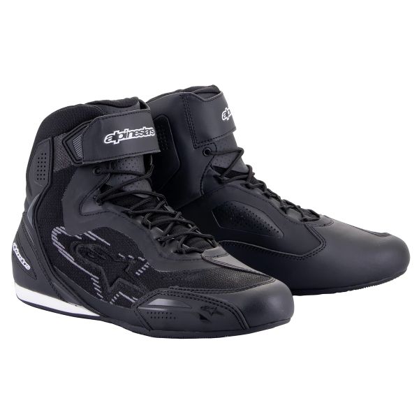 Deportivas Moto Alpinestars Faster 3 Rideknit Negro Gris Oscuro