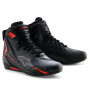 Deportivas Moto Alpinestars Faster 4 Drystar Black Rio Red Red Fluo