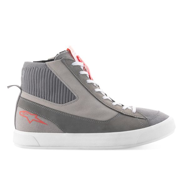 Alpinestars Declarado Gris claro Rojo Fluo Blanco