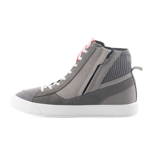 Alpinestars Declarado Gris claro Rojo Fluo Blanco