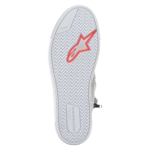 Alpinestars Declarado Gris claro Rojo Fluo Blanco