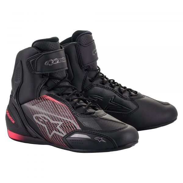 Deportivas Moto Alpinestars Stella Faster 3 Black Gun Metal Diva Pink