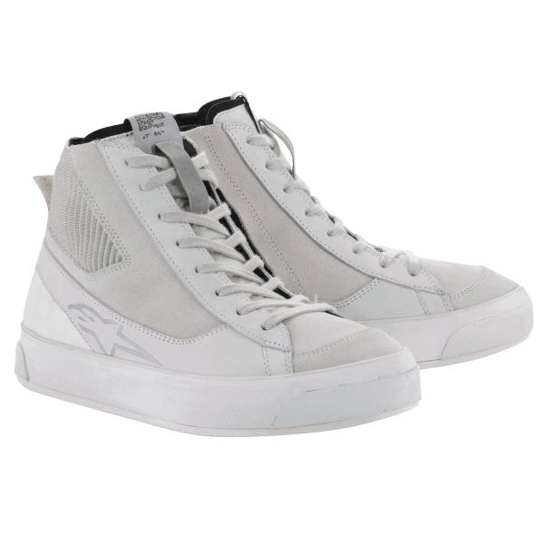 Deportivas Moto Alpinestars Podio Stella Stated Blanco Gris claro