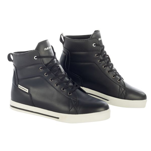 Deportivas Moto Bering Indy Black White Deportivas Moto Bering Indy Black White