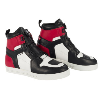 Deportivas Moto Bering Reflex A-Top Black White Red