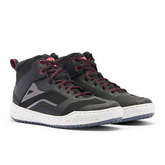 Deportivas Moto Dainese Suburb Air Woman Black White Apple Butter Deportivas Moto Dainese Suburb Air Woman Black White Apple Butter