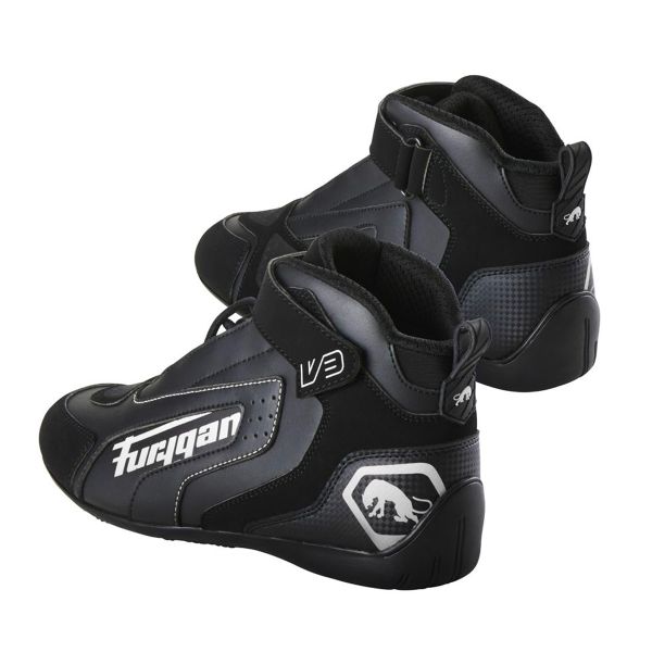 Furygan F-RS1 Guanti Moto Sportivi | Pelle Di Capra, Protezioni CE, Scorrimento Palma, Unisex