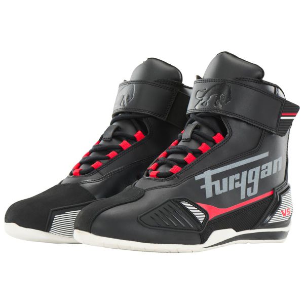 Deportivas Moto Furygan V5 D3O WP Black White Red