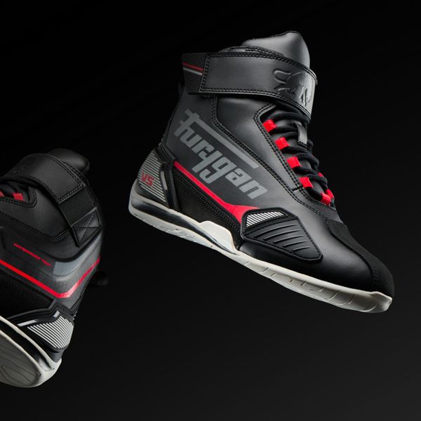 Furygan V5 D3O WP Black White Red