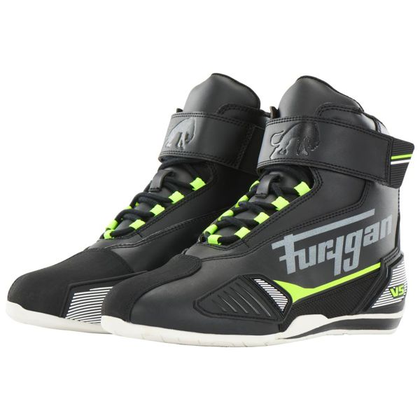 Deportivas Moto Furygan V5 D3O WP Black Yellow Stab