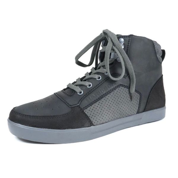 Deportivas Moto HARISSON Apache Black Grey