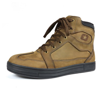Deportivas Moto HARISSON Branco Brown Black