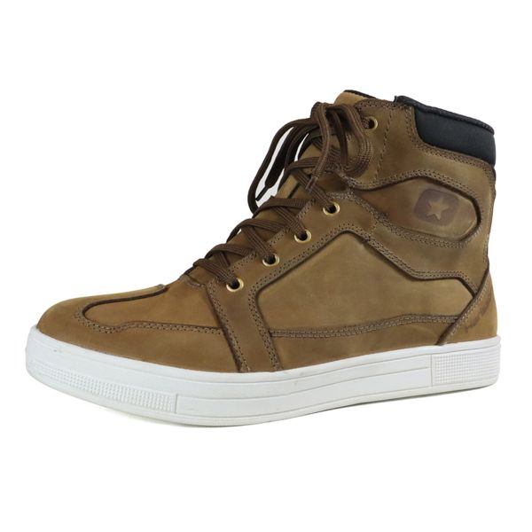 Deportivas Moto HARISSON Branco Brown White