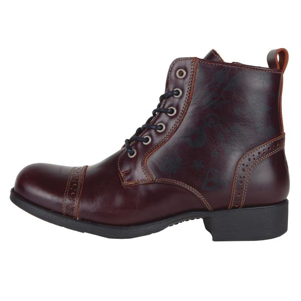 Deportivas Moto Helstons Mehari Leather Burgundy Deportivas Moto Helstons Mehari Leather Burgundy
