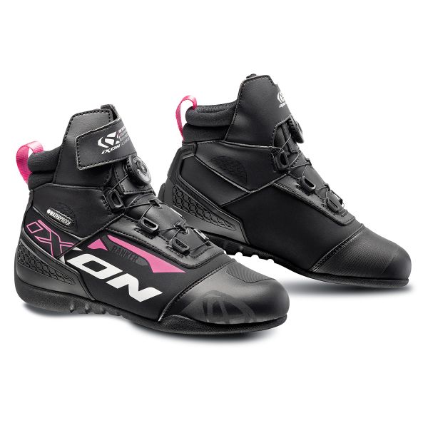 Deportivas Moto Ixon Ranker WP Lady Black White Fushia Deportivas Moto Ixon Ranker WP Lady Black White Fushia