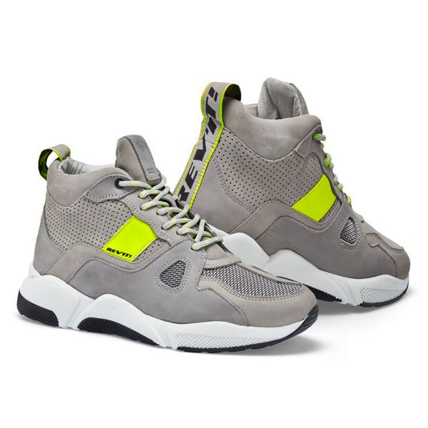 Deportivas Moto REV'IT Astro Gris Claro Neon Amarillo