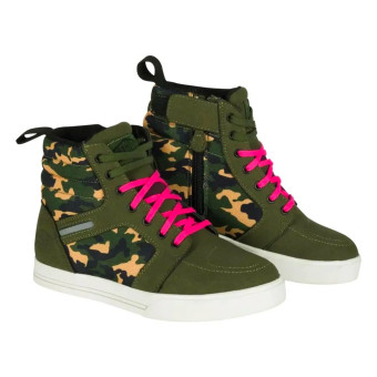 Deportivas Moto Segura Lady Santana Khaki Camo