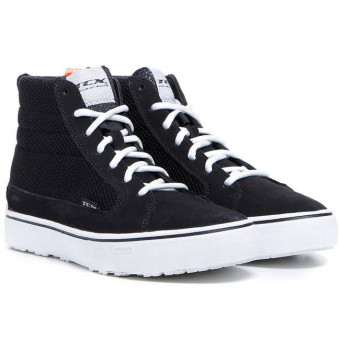 Deportivas Moto TCX Street 3 Lady Air Black White