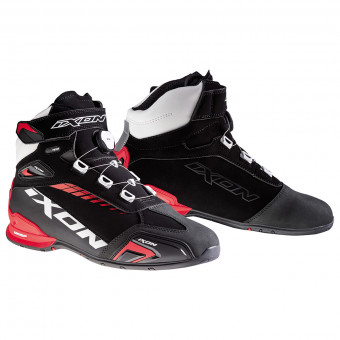 Deportivas Moto Ixon Bull WP Black White Red Deportivas Moto Ixon Bull WP Black White Red