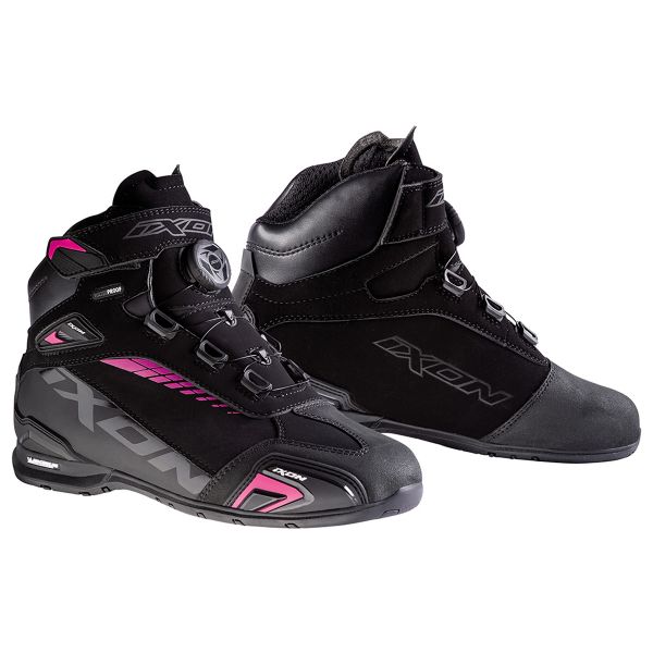 Deportivas Moto Ixon Bull WP Lady Black Fuchsia