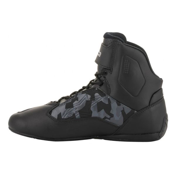 Alpinestars Faster 3 Negro Gris Camuflaje Rojo Fluo