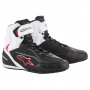 Deportivas Moto Alpinestars Faster 3 Negro Blanco Rojo
