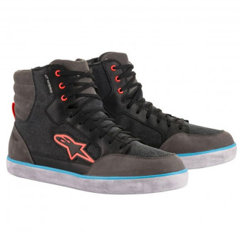 Alpinestars J-6 Waterproof Canvas Black Anthracite Light Blue