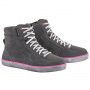 Deportivas Moto Alpinestars J-6 Waterproof Woman Light Gray Fuchsia