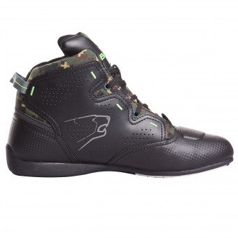 Deportivas Moto Bering Jasper Waterproof Black Green Camo