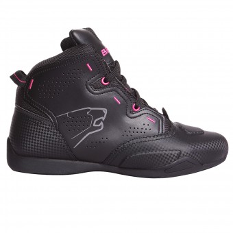 Deportivas Moto Bering Lady Jasper Waterproof Black Fushia