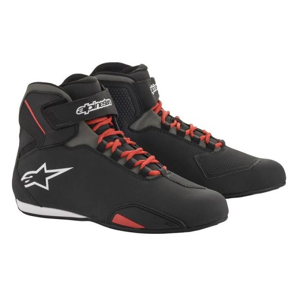Deportivas Moto Alpinestars Sektor Negro Rojo Deportivas Moto Alpinestars Sektor Negro Rojo