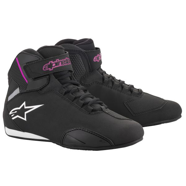 Deportivas Moto Alpinestars Stella Sektor Negro Fucsia