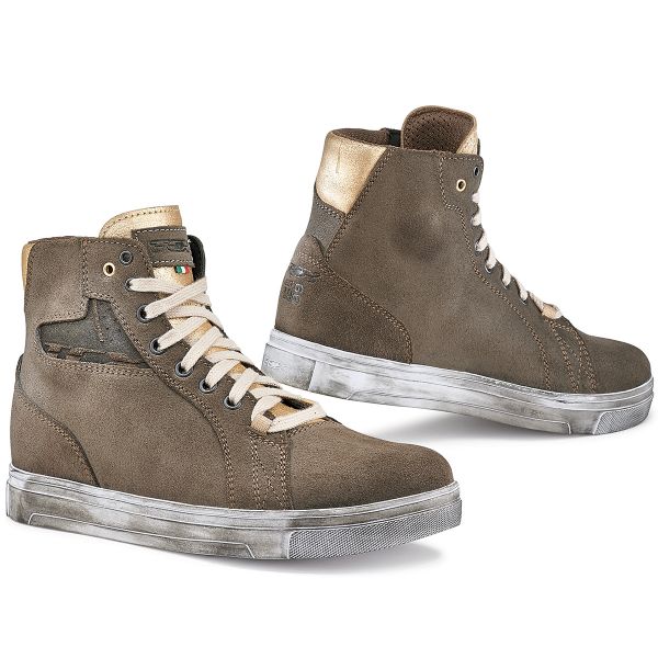 Deportivas Moto TCX Street Ace Lady Taupe Gold Deportivas Moto TCX Street Ace Lady Taupe Gold