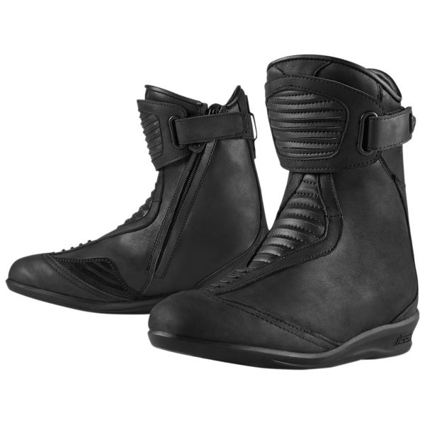 Botas Moto  ICON 1000 Eastside Women Boot Black