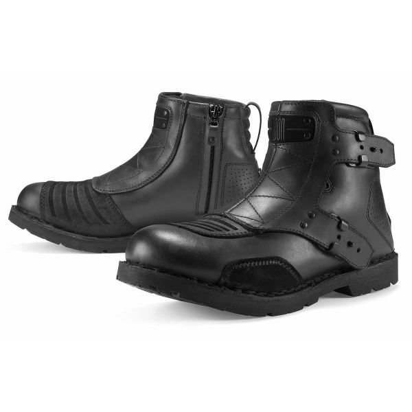 Botas Moto  ICON El Bajo Johnny Black