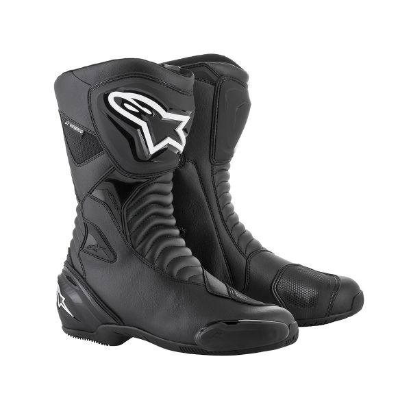 Botas Moto  Alpinestars SMX S Waterproof Black