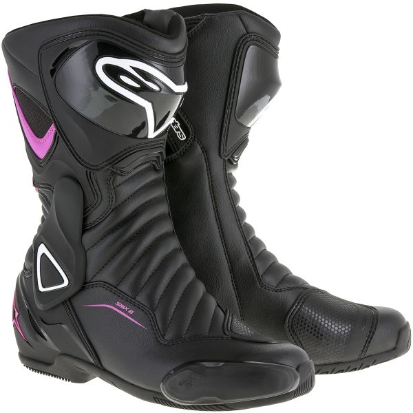 Botas Moto  Alpinestars Stella SMX-6 V2 Black Fuchsia White
