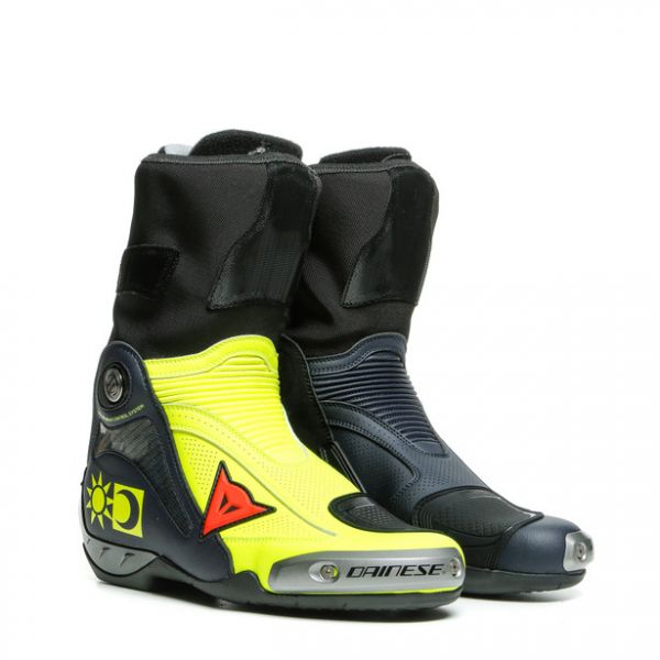 Botas Moto  Dainese Axial D1 Replica Valentino Black White