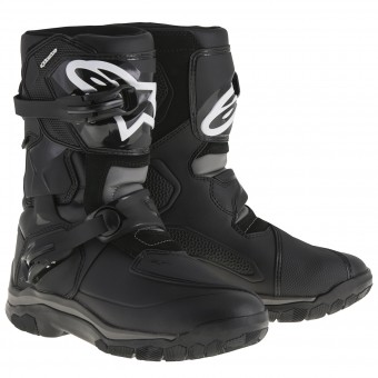 VASTER Botas de Motocross Hombre, Botas Piel Moto con Suela de Goma