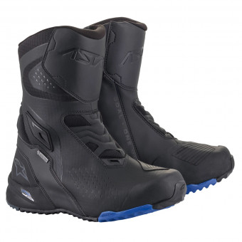 Botas Moto  Alpinestars RT-8 Gore-Tex Negro Azul Botas Moto  Alpinestars RT-8 Gore-Tex Negro Azul