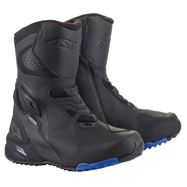 Botas Moto  Alpinestars RT-8 Gore-Tex Negro Azul Botas Moto  Alpinestars RT-8 Gore-Tex Negro Azul