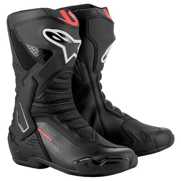 Botas Moto  Alpinestars SMX-6 V3 Black Red Fluo