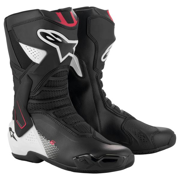 Botas Moto  Alpinestars SMX-6 V3 Black White Red Graphic