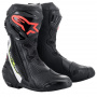 Botas Moto  Alpinestars Bota Supertech R Negro Blanco Rojo Amarillo Fluo
