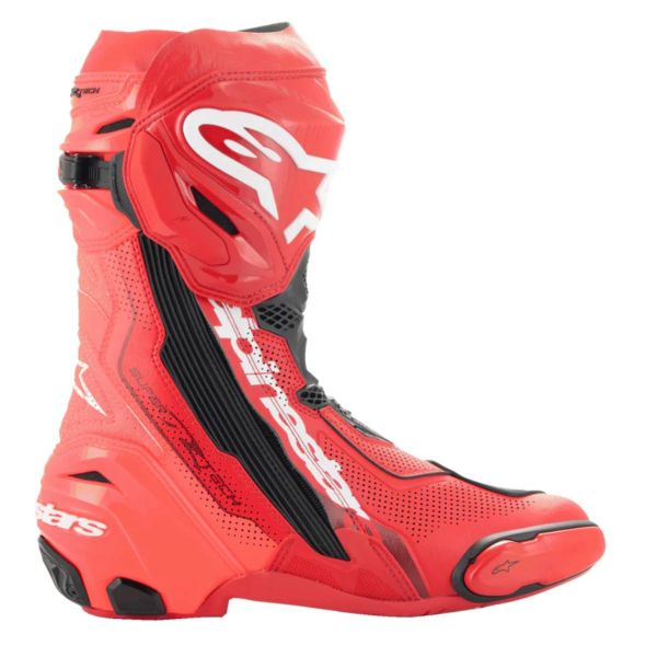 Alpinestars Supertech R Vented Boot Bright Red Fluo