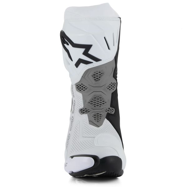 Alpinestars Supertech R Vented Blanco Gris Medio Negro